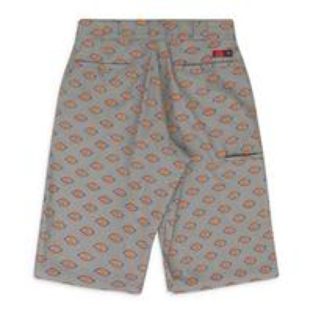 Dickies x Opening Ceremony Gray Shorts with All-Over Logo Print - Picture 2 of 3